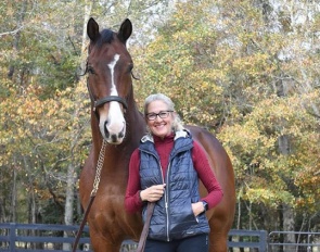 Tina Konyot with her own Grand Prix horse, J Everdale  :: Photo © private