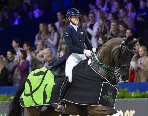 Sophia Ludvigsen and Blue Hors Quintana at the 2024 CDI-W Amsterdam :: Photo © Digishots