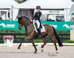 Felicitas Hendricks on Drombusch at the 2023 CDI Wellington :: Photo © Sue Stickle