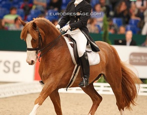 Catherine Haddad and Winyamaro at the 2011 World Cup Finals in Leipzig :: Photo © Astrid Appels