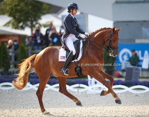 Jennifer Williams and Joppe K at the 2021 CDIO Aachen :: Photo © Astrid Appels