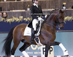 Renate van Uytert-van Vliet and In Style at the 2022 CDI Mechelen :: Photo © Astrid Appels