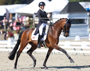 Pablo Gomez Molina and DeJohn Ymas at the 2022 CDI Meerle :: Photo © Astrid Appels