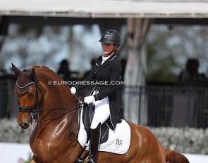 Venezuelan Patricia Ferrando and Honnaisseur SJ at the 2022 CDI Wellington :: Photo © Astrid Appels