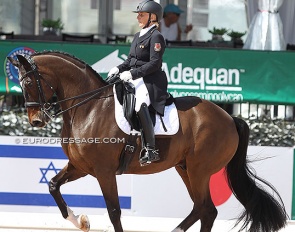 Evi Strasser and Deja Vu Tyme at the 2022 CDI Wellington :: Photo © Astrid Appels