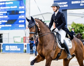 Mateusz Cichon and Herzregent at the 2023 CDI Olomouc :: Photo © W. Roznowska