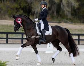 Jessica Howington and Serenade MF at the 2024 CDI Ocala :: Photo © Lily Forado