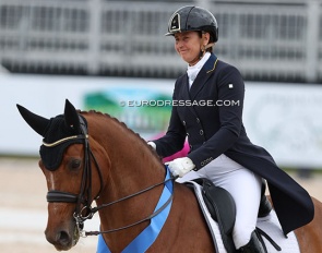 Tinne Vilhelmson-Silfven and Hyatt at the 2023 CDI-W Wellington :: Photo © Astrid Appels
