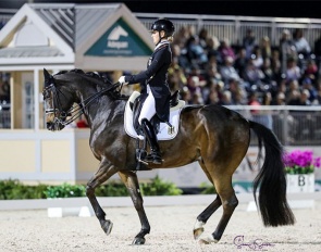 Felicitas Hendricks and Drombusch at the 2024 CDIO Wellington :: Photo © Sue Stickle