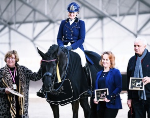 Maria Colliander, Sandra Sysojeva on Maxima Bella, Monika Becker and Andrzej Sałacki at the 2024 CDI Kalen :: Photos © Maria Leszczyńska
