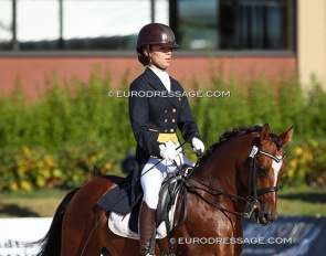 Giulia Gasztecki and Vom Feinsten in the Nurnberger Burgpokal qualifier at the 2012 CDI Perl :: Photo © Astrid Appels