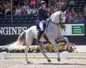 Anthony Pelling and Napoleon Candau at the 2018 CDI Ermelo :: Photo © Lily Forado