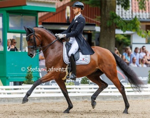 Thomas Schulze and Forever Valentine NRW at the 2022 Bundeschampionate :: Photo © Stefan Lafrentz
