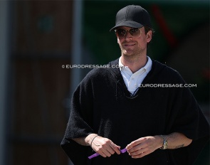 Show organizer and German dressage rider Lukas Blatzheim at the 2022 CDI Troisdorf :: Photo © Astrid Appels