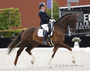 Saidja Brison and Kenzo at the 2023 Belgian Dressage Championships :: Photo © Digishots