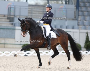 Henri Ruoste and Quentano at the 2024 CDI Aachen Festival 4 Dressage :: Photo © Astrid Appels