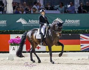 Anna Christina Abbelen and Sam Donnerhall at the 2024 CDI Wellington :: Photos © Sue Stickle