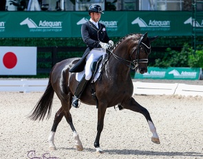 Marcus Orlob and Jane at the 2024 CDI Wellington Week 10 :: Photo © Sue Stickle