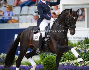 Adrienne Lyle and Salvino at the 2019 CDIO Aachen :: Photo © Astrid Appels