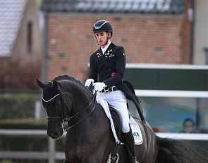 Moritz Treffinger and Superstition at the 2022 CDI Opglabbeek :: Photo © Astrid Appels