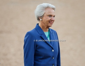 HRH Princess Benedikte of Denmark at the 2022 World Championships Dressage in Herning :: Photo © Astrid Appels