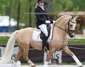 Sophia Leo on Biebosschen Dolino at the 2023 CDIO Compiegne :: Photo © Astrid Appels