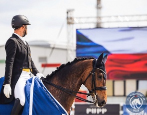 International dressage sport at the Equine Sport Center Olomouc in Czech Republic