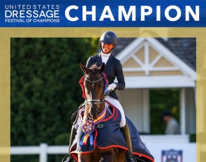 Madeleine Bendfeldt and Zapatero win the 4-year old division at the 2023 U.S. Young Horse Championships :: Photos © US Equestrian