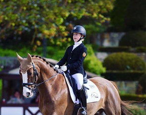 Helena Kornes on Bardolino (by Belissimo M x Rivero II) at the PDB qualifier in Kronberg :: Photo © Sina Kuiper