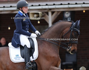 Wynja Eriksdotter Rubin and El Diablo at the 2024 CDI Sint-Truiden :: Photos © Astrid Appels