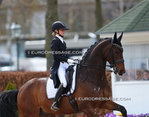 Jette de Jong and Indini at the 2023 CDI Aachen Festival 4 Dressage :: Photo © Astrid Appels