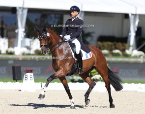 Alexandre Ayache and Jolene at the 2023 European Championships :: Photo © Astrid Appels