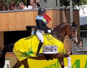 Katharina Haas and Let it Be NRW win the 2024 Hamburg Dressage Derby