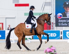 Zoya Ledecka on Si Belle at the 2022 CDI Olomouc :: Photo © Lukasz Kowalski