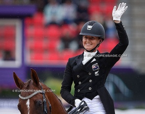 Melissa Galloway at the 2022 World Championships in Herning :: Photo © Astrid Appels