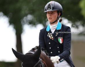 Lisa Bartz at the 2023 European Junior Riders Championships :: Photo © Astrid Appels
