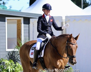 Charlotte Cundall and FJ Veyron at the 2023 European Para Dressage Championships :: Photo © Silke Rottermann