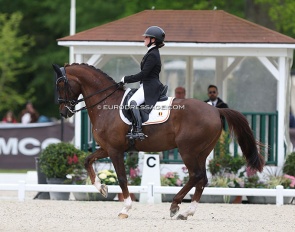 Charlotte Defalque and Botticelli at the 2024 CDIO Compiègne :: Photo © Astrid Appels