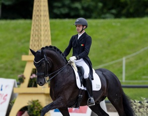 Joao Moreira on Drosa Furst Kennedy at the 2024 CDI Jardy :: Photo © Lily Forado