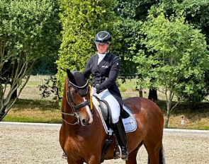 Tessa Frank and Blue FRH at the 2024 CDN Loxstedt :: Photo © private