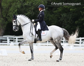 Jazmin Yom Tov and Konficius at the 2024 CDI-W Pilisjaszfalu in Hungary :: Photo © Anett Somogyvari
