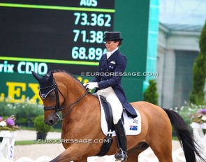 Lyndal Oatley and Potifar at the 2011 CDIO Aachen :: Photo © Astrid Appels