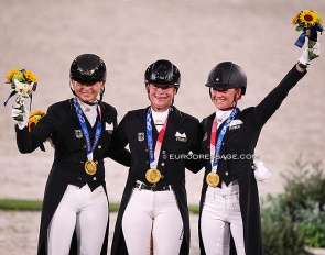Germany won team gold at the 2021 Olympics in Tokyo :: Photo © Astrid Appels