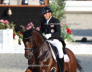 Christian Schumach and Te Quiero SF at the 2021 Olympic Games :: Photo © Astrid Appels