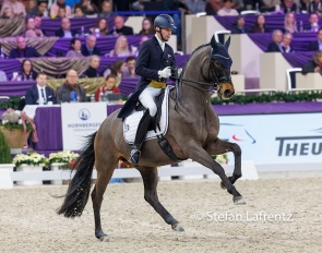 Thomas Wagner and Wynton's Son FRH at the 2022 Nurnberger Burgpokal Finals :: Photo © Stefan Lafrentz