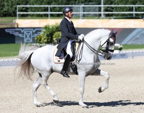 Juan Antonio Jimenez and Euclides MOR at the 2023 European Championships :: Photo © Astrid Appels