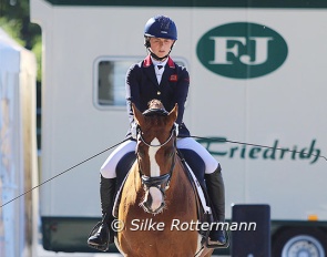 Georgia Wilson and Sakura at the 2023 European Para Championships in Riesenbeck :: Photo © Silke Rottermann