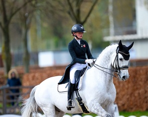 Sophia Obel Jorgensen and Highfive Fuglsang at the 2024 Aachen Festival 4 Dressage :: Photo © Astrid Appels