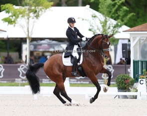 Daniel Bachmann Andersen and Vayron at the 2024 CDIO Compiegne :: Photo © Astrid Appels