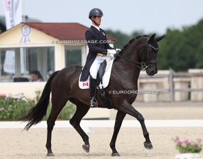 Chris von Martels and Eclips at the 2024 CDI Hagen on 6 June :: Photo © Astrid Appels